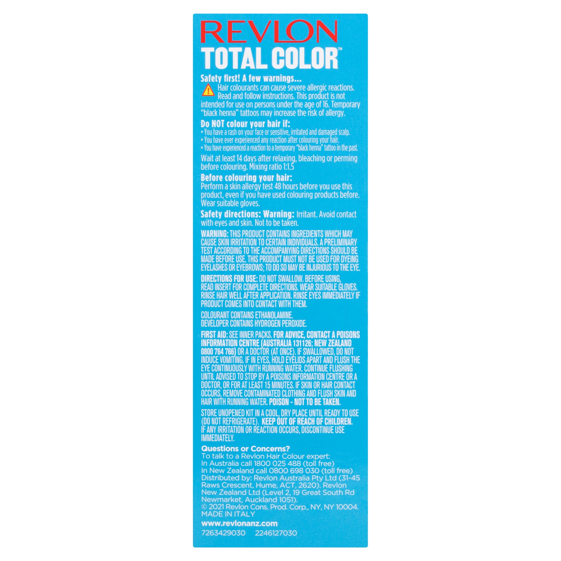 Total Color™ Permanent Hair Color – Revlon Australia & New Zealand